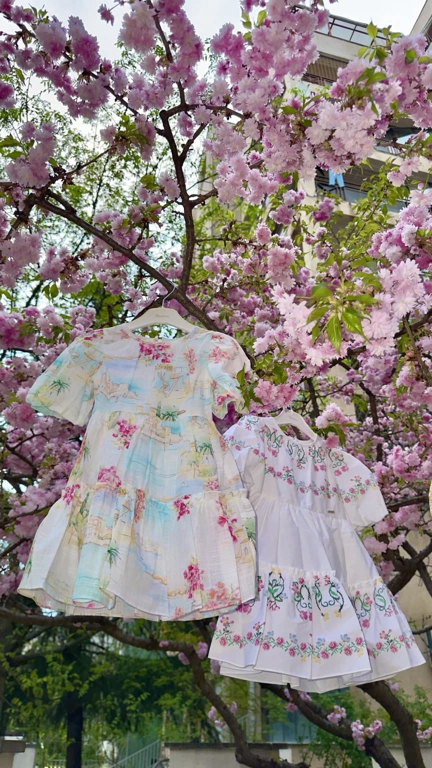 Patachou Riviera print dress